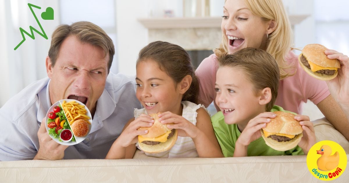 Copiii nu fac ce li se spune, fac ce vad: cum ne imbolnaveste mancarea procesata -  o privire asupra alimentatiei moderne