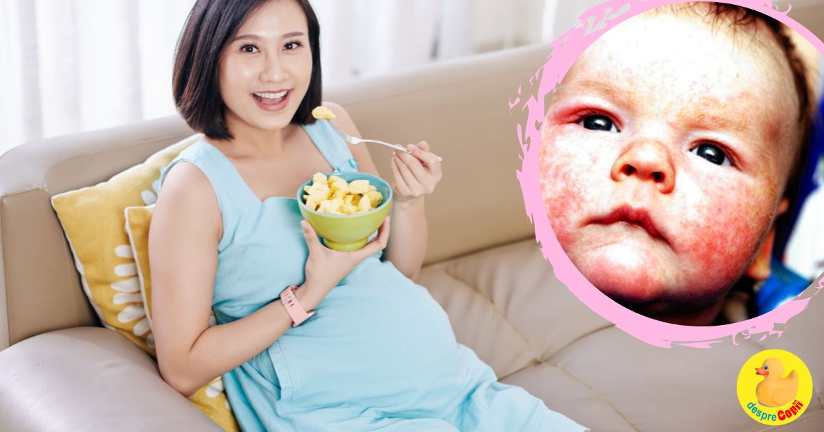 Alimentatia in sarcina, cheia protejarii bebelusului de eczeme - rolul esential al probioticelor