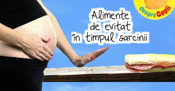Alimente de evitat in timpul sarcinii