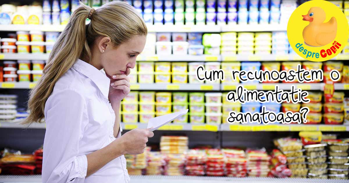 Cum recunosti o alimentatie sanatoasa?