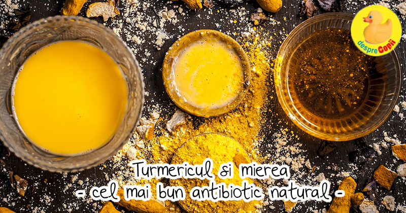 Turmericul si mierea: cel mai puternic antibiotic natural