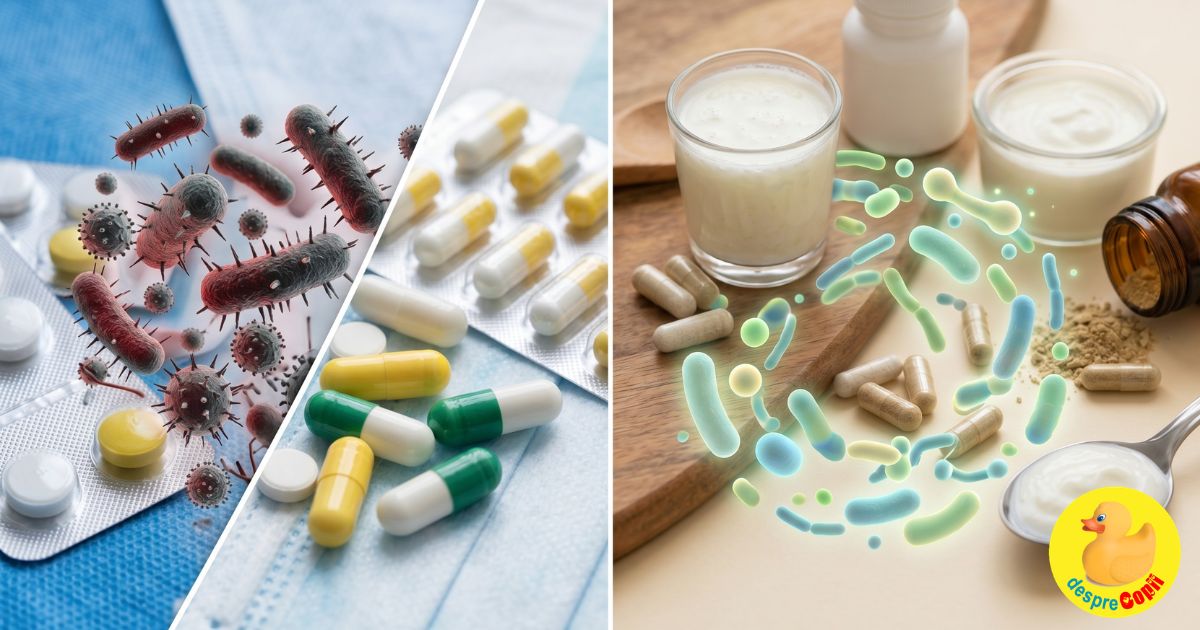 Chiar avem nevoie de probiotice atunci cand luam antibiotice? Si care tip este cel mai potrivit de luat? Studii noi si informatii de folos - in afara de marketing