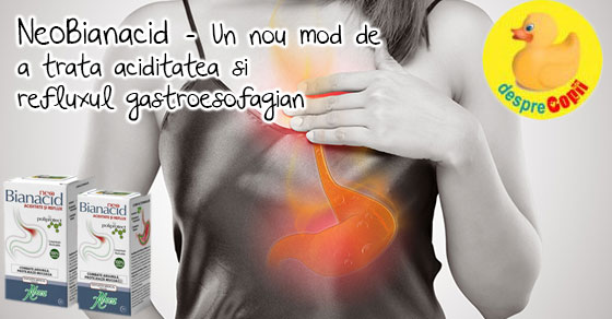 NeoBianacid - Un nou mod de a trata aciditatea si refluxul gastroesofagian