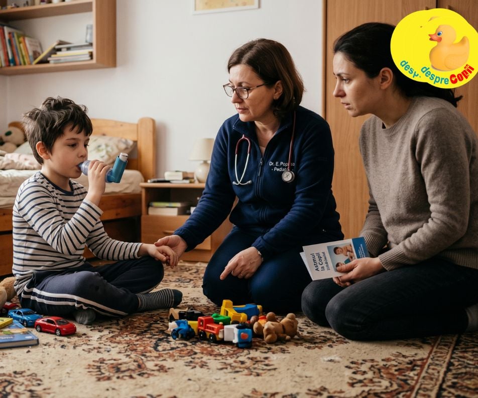 Astmul la copii poate avea o legatura cu covoarele din camera si acarienii - sfaturile medicului