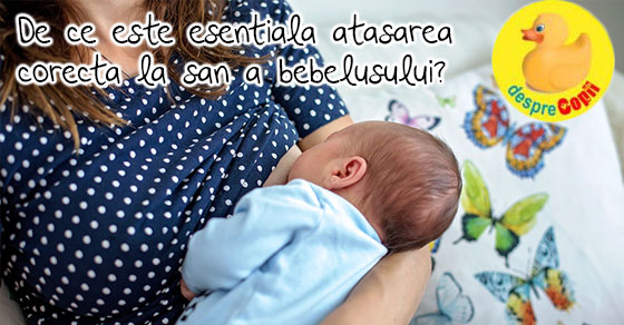 De ce este esentiala atasarea corecta a bebelusului la san