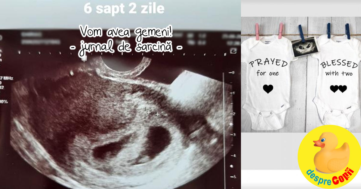Insarcinata cu gemeni: ei au fost primii care au aflat despre  sarcina mea cu doua inimi - jurnal de sarcina