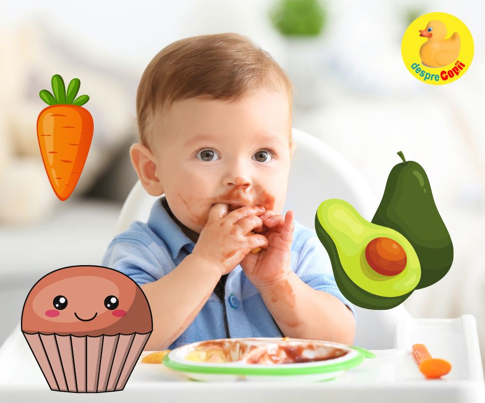 Cupcakes cu Avocado și Morcovi - reteta pentru copilasi dar nu numai ei