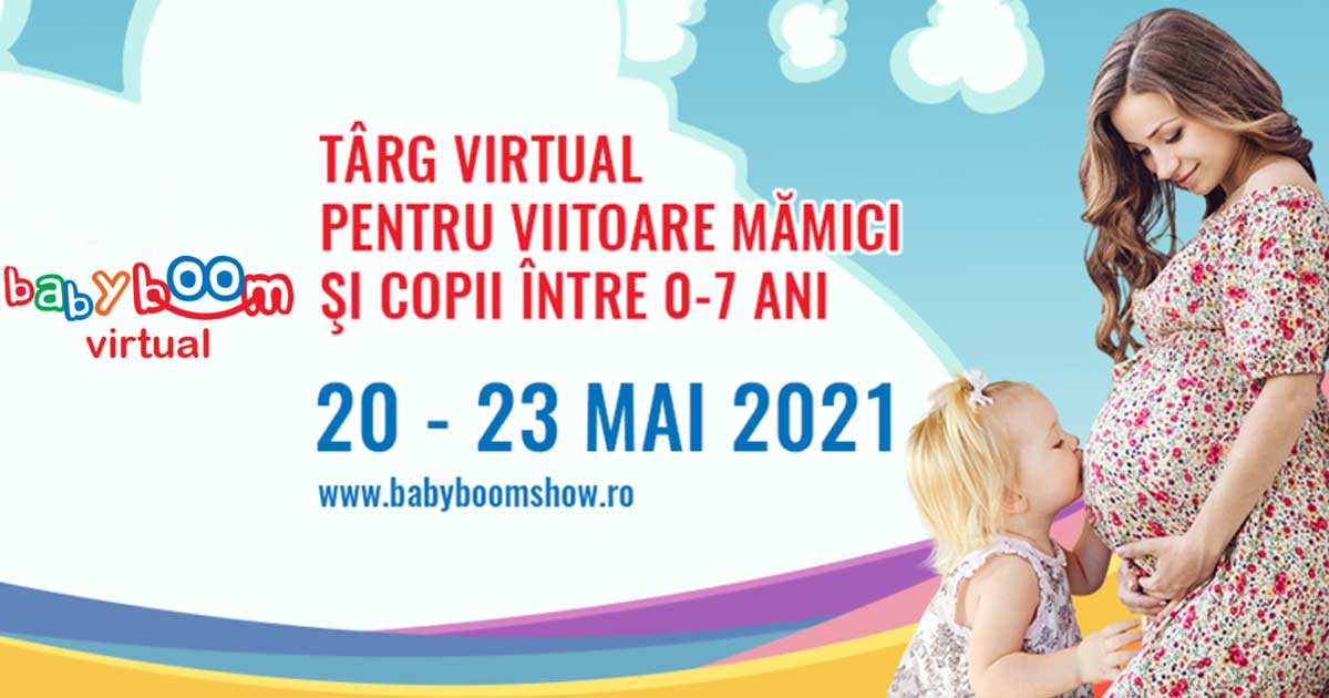 Astazi se deschide Baby Boom Show Virtual, cel mai mare targ online pentru copii si viitoare mamici