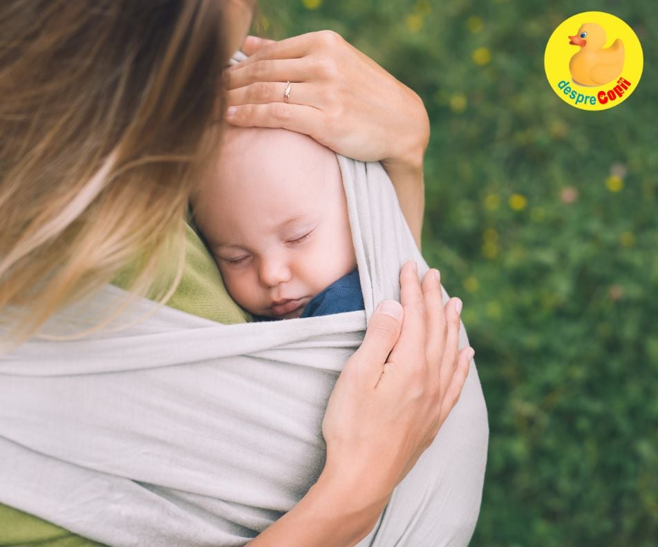 Babywearing-ul sau purtarea bebelusului -  6 lucruri pe care trebuie sa le stii pentru a beneficia de acest sistem de conectare cu bebe