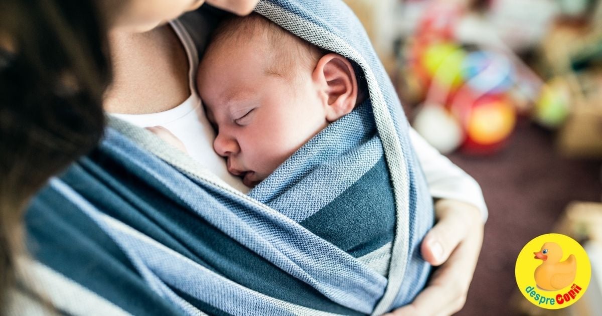 Babywearing-ul sau purtarea bebelusului: 5 lucruri pe care nu le stiai