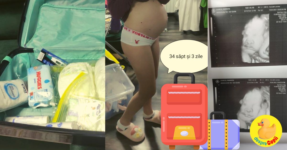 Mai e putin: saptamana 35 de sarcina si finalizarea bagajului de spital - jurnal de sarcina