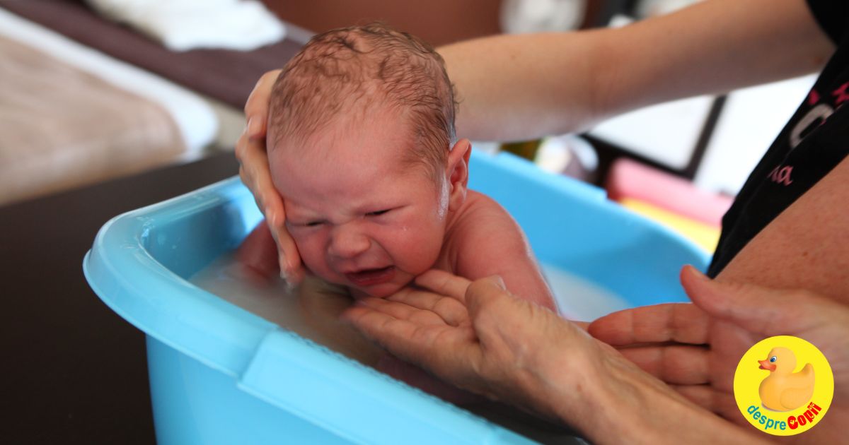 Frica de baie a bebelușului: cum procedam - motive si sfaturi