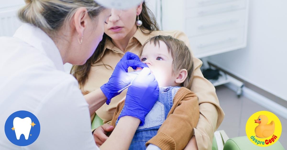 Prima vizita la dentist a copilului -  recomandarea Academiei Americane de pediatrie cu update de 2023