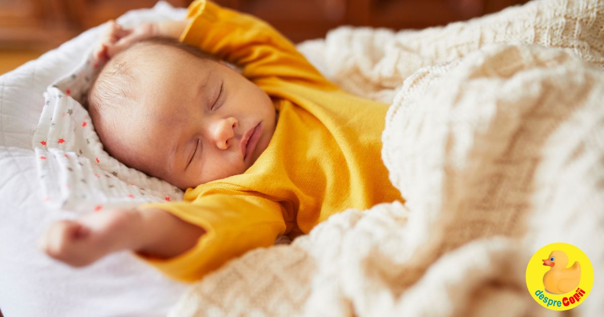 Nou-nascuților le place sa se indrepte cu capul spre dreapta in timp ce dorm