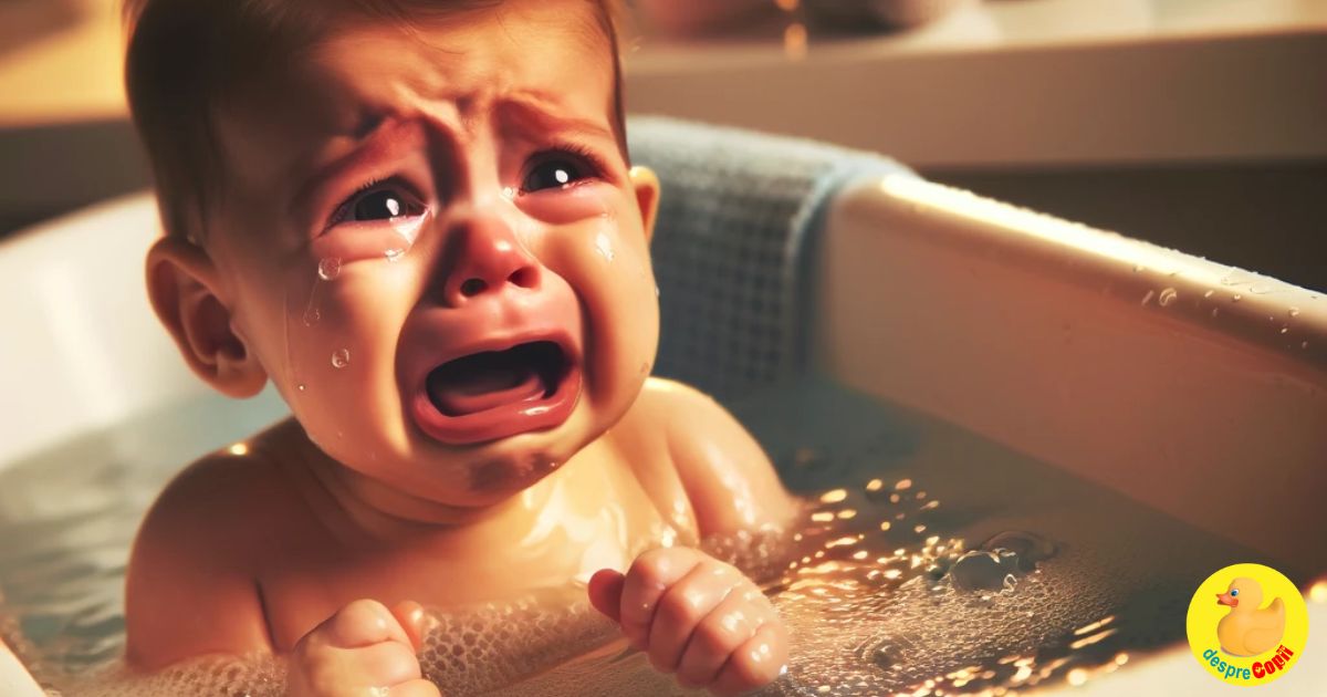 Cand bebelusului ii este frica de baie: ce facem pentru ca bebe sa fie relaxat - 8 sfaturi