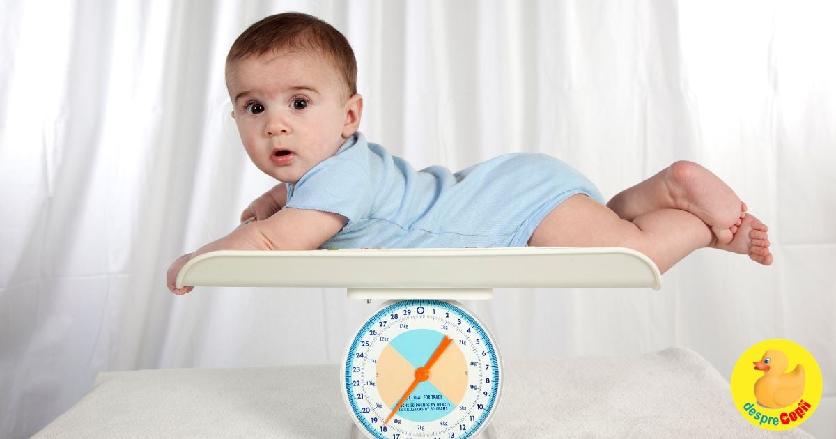 Cat ia in greutate copilul? Repere orientative in primii 2 ani - sfatul medicului pediatru
