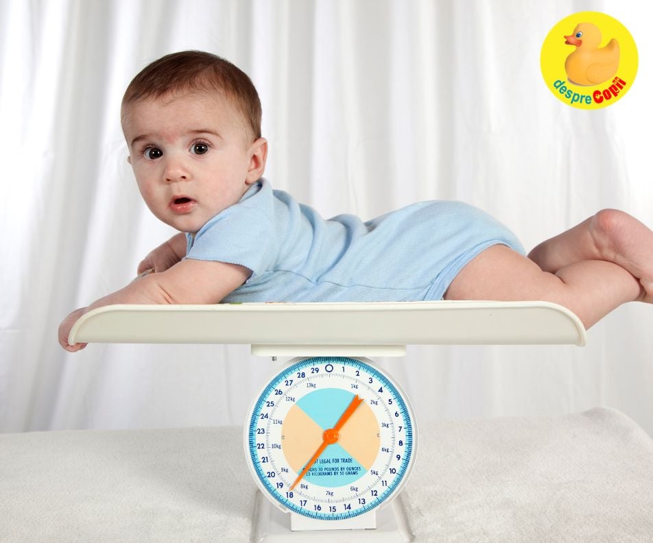 Cat ia in greutate copilul? Repere orientative in primii 2 ani - sfatul medicului pediatru