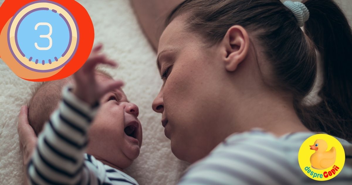 Ajutor bebe  nu are nici un program de somn noaptea. Mami, acum cel mai important este ALTCEVA: 3 motive pe care le are bebe