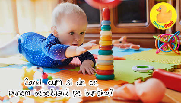 7 motive pentru care bebelusii au NEVOIE sa petreaca timp pe burtica