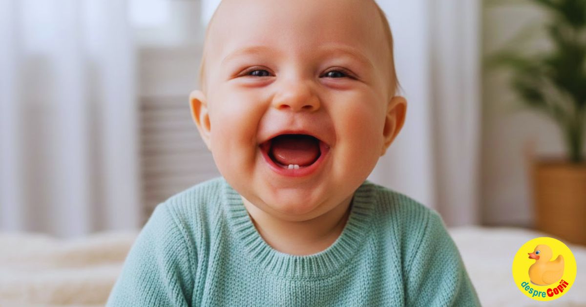 Cand incepe bebe sa rada in hohote? 6 lucruri de stiut