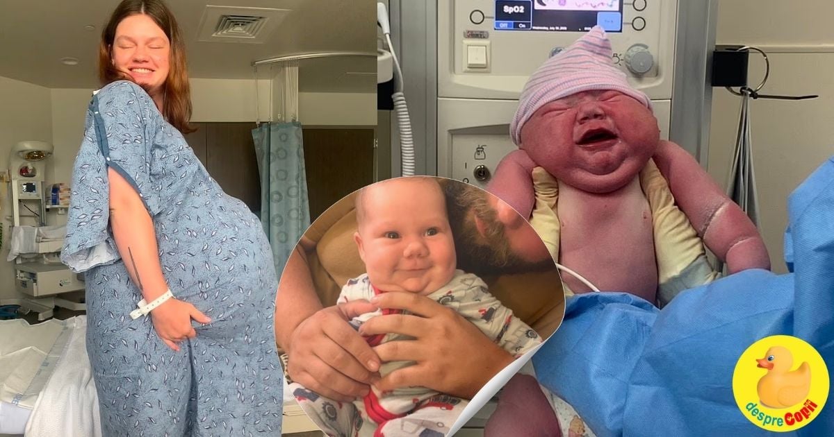 O femeie care a nascut un bebelus gigantic de 6 kg dezvaluie adevarul despre nastere