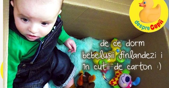 De ce dorm bebelusii finlandezi in cutii de carton