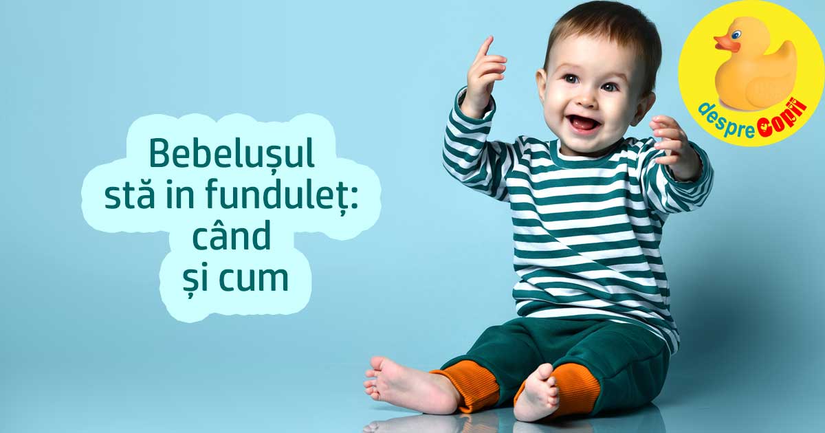 Bebelusul sta in fundulet: cand si cum - infografic si video