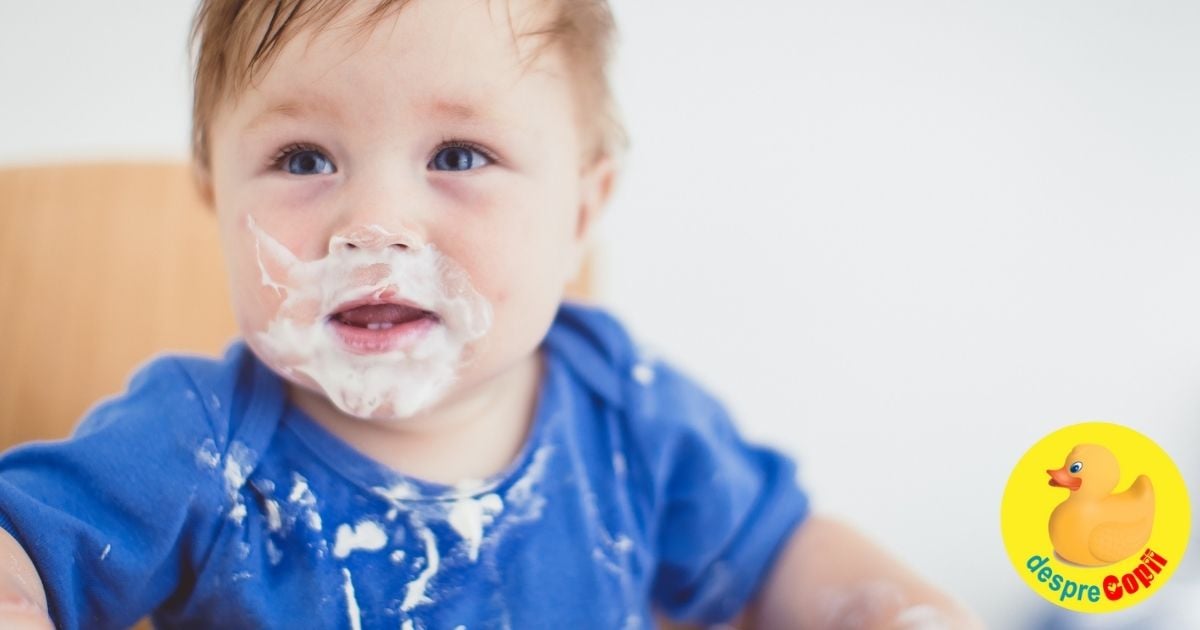 Cand putem introduce iaurt in alimentatia bebelusului? - sfatul medicului pediatru