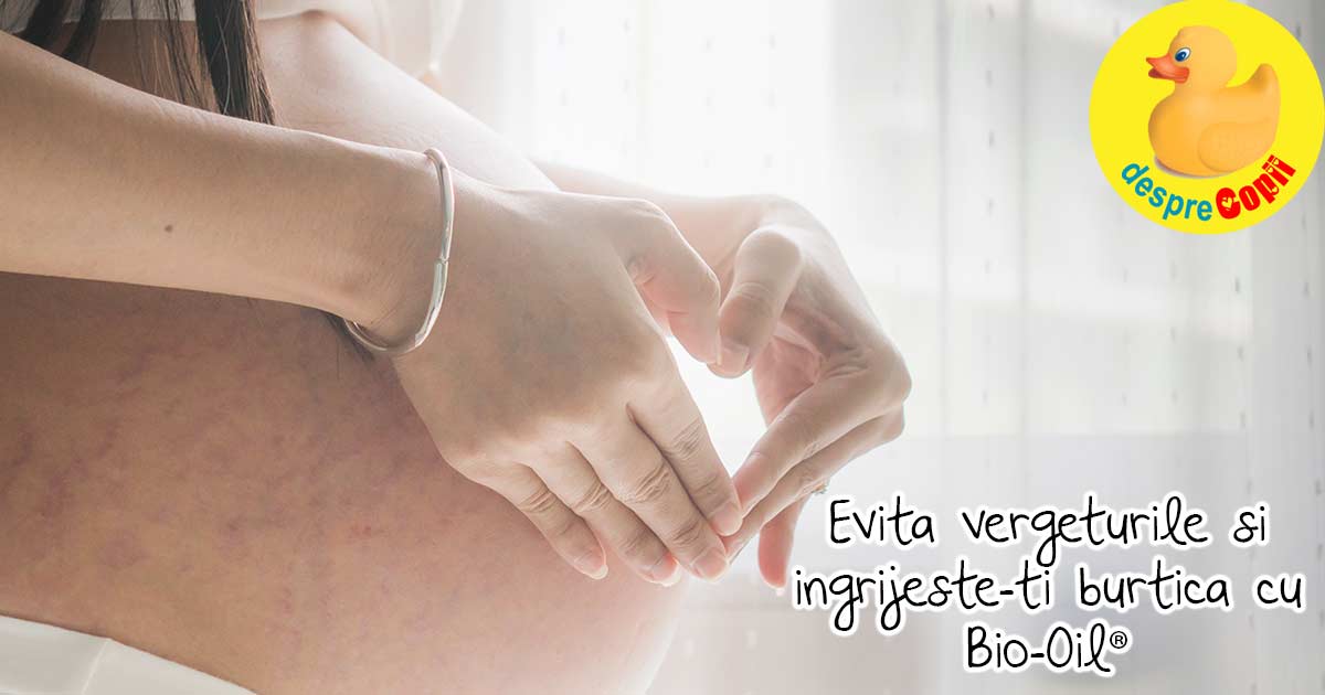 Esti insarcinata? Evita vergeturile si ingrijeste-ti burtica cu Bio-Oil