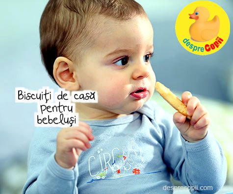 Biscuiti de casa pentru bebelusi: 3 retete super sanatoase si usor de facut