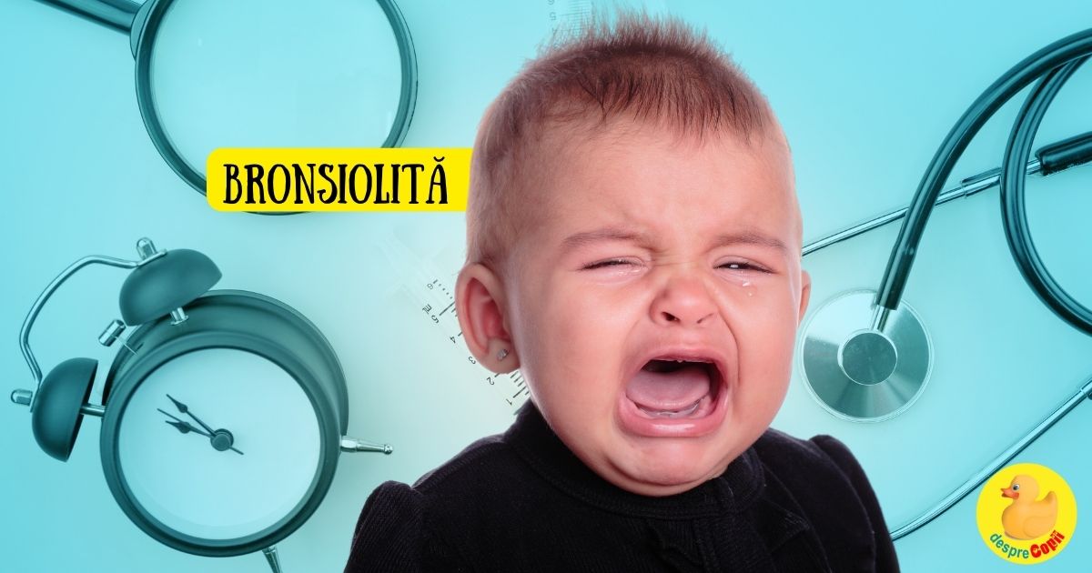 Bronsiolita este o infectie comuna a sugarilor -  simptome si sfatul medicului pediatru