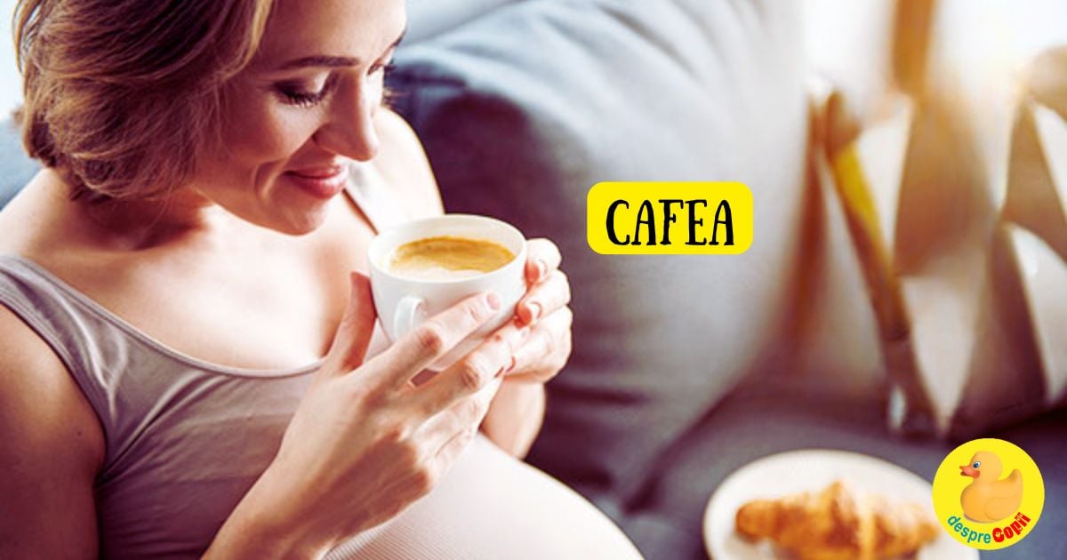 Prea multa cofeina in timpul sarcinii poate afecta ficatul copilului