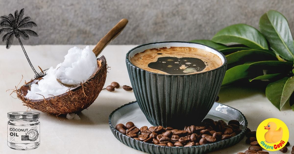 Cafea cu ulei de nuca de cocos - sau cadoul zilnic de energie si imunitate