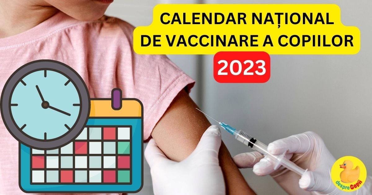 calendar vaccinare copii 