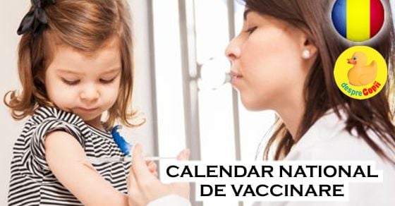 Schema vaccinurilor in 2018: calendarul de imunizare a copiilor in Romania