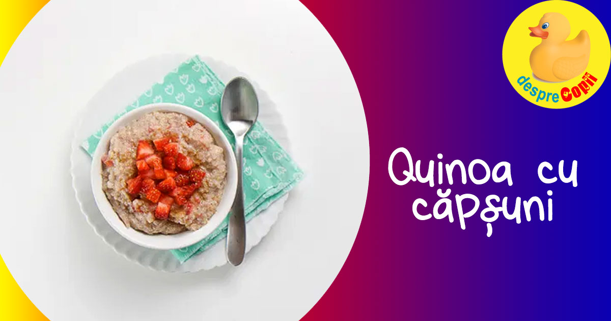 Capsuni cu quinoa - reteta pentru bebelusi