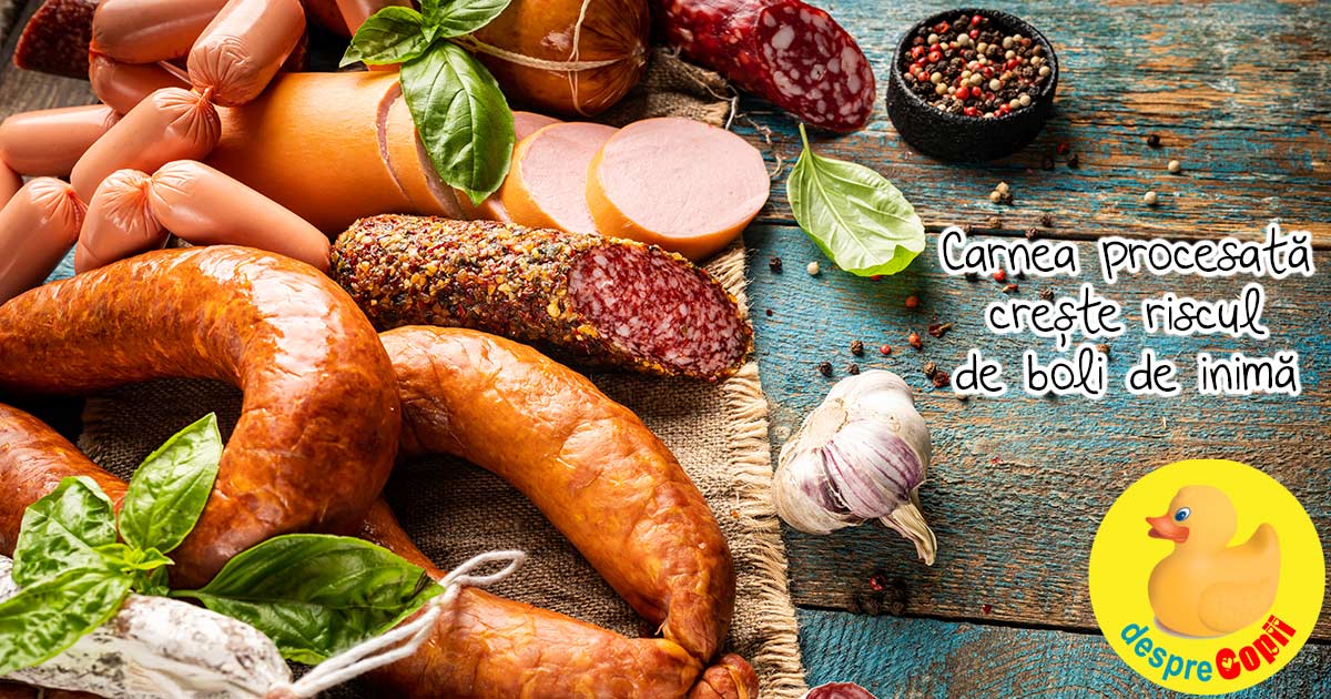 Consumul de carne procesata creste riscul de boli de inima cu o cincime