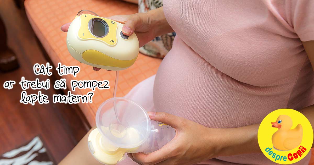 Pomparea laptelui matern: in cat timp se golesc sanii?