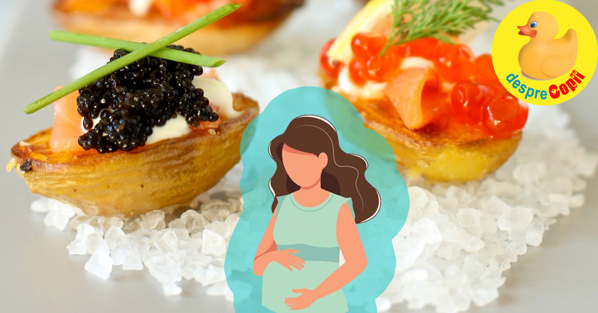 Sunt gravida: pot manca caviar sau icre?