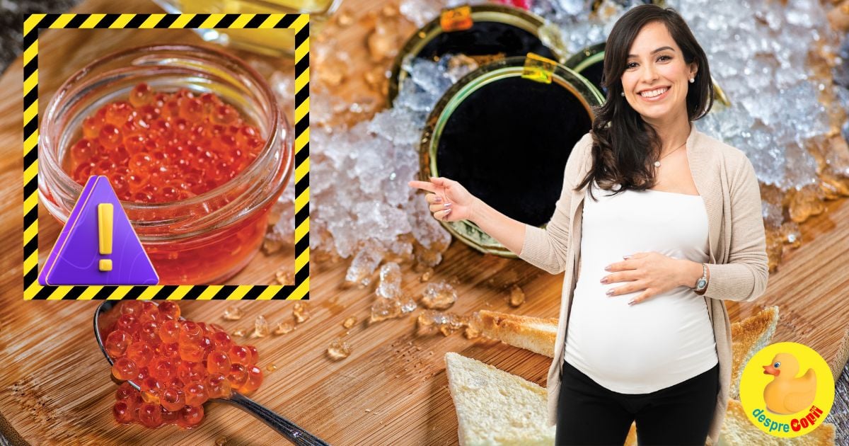 Sunt gravida: pot manca icre sau caviar?