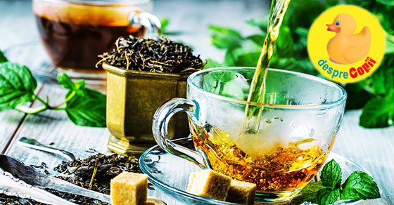5 Ceaiuri din plante care tin departe gripa si raceala