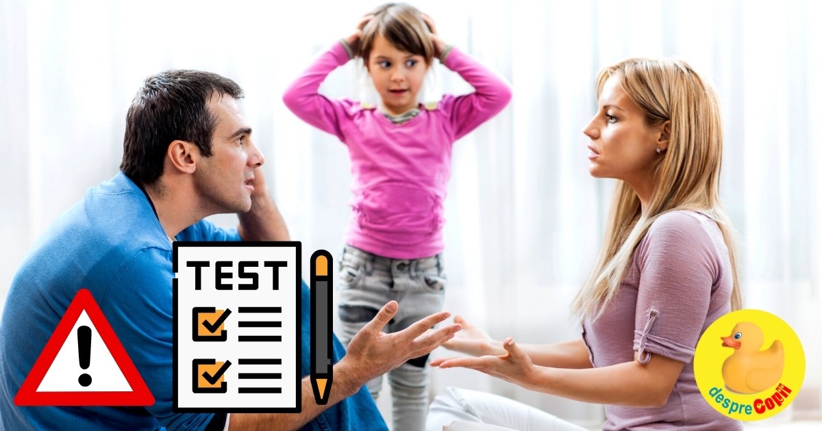 De ce se destrama uneori casnicia din cauza copiilor: Test de depistare a riscului de avarie in familie.