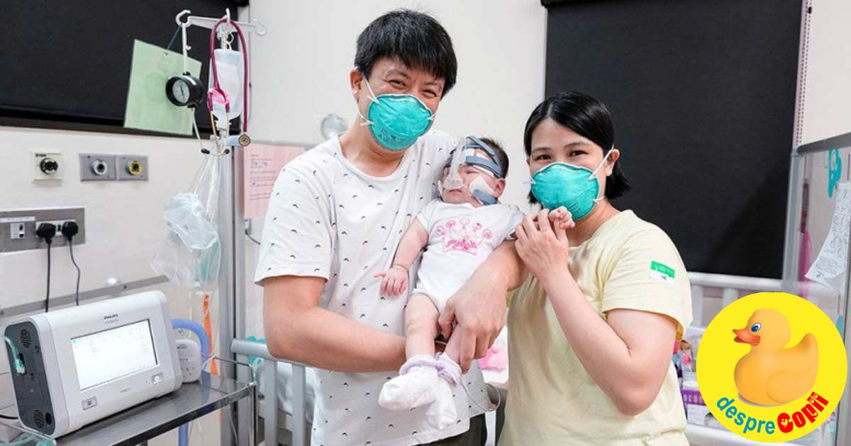 Cel mai mic bebelus din lume la nastere, a fost externat dupa 13 luni de spitalizare 💗