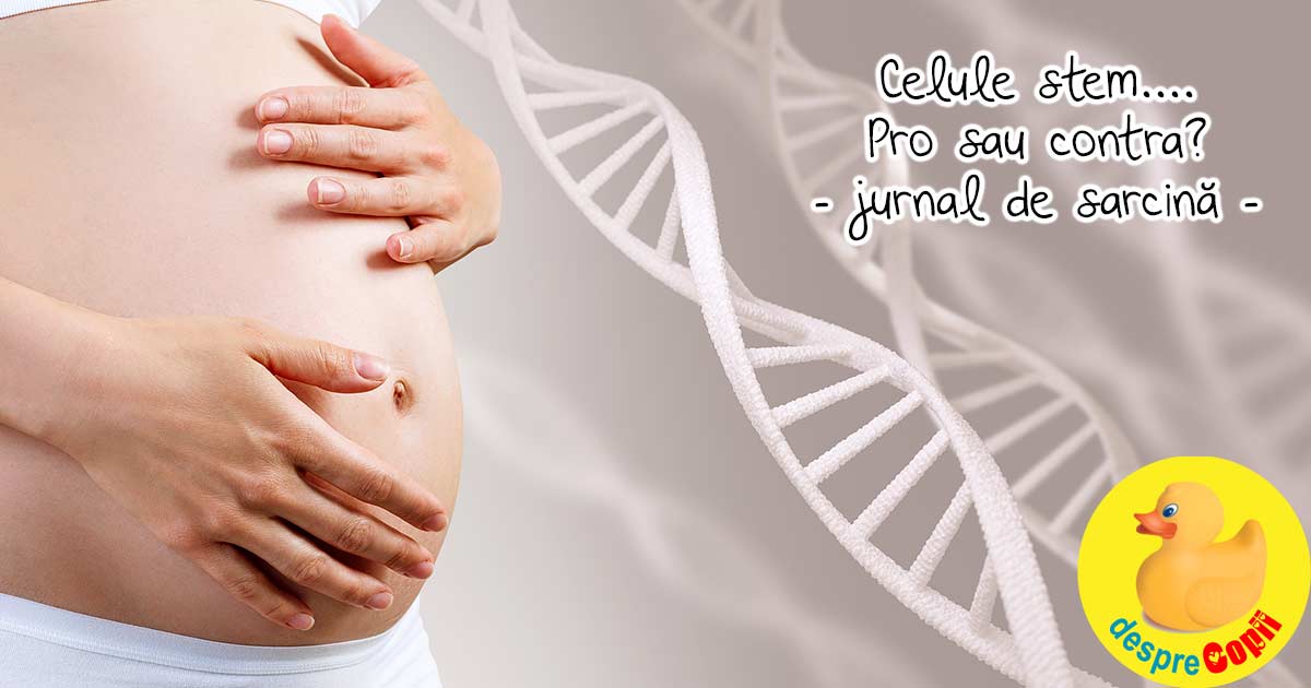 Celule stem: Pro sau contra? - jurnal de sarcina