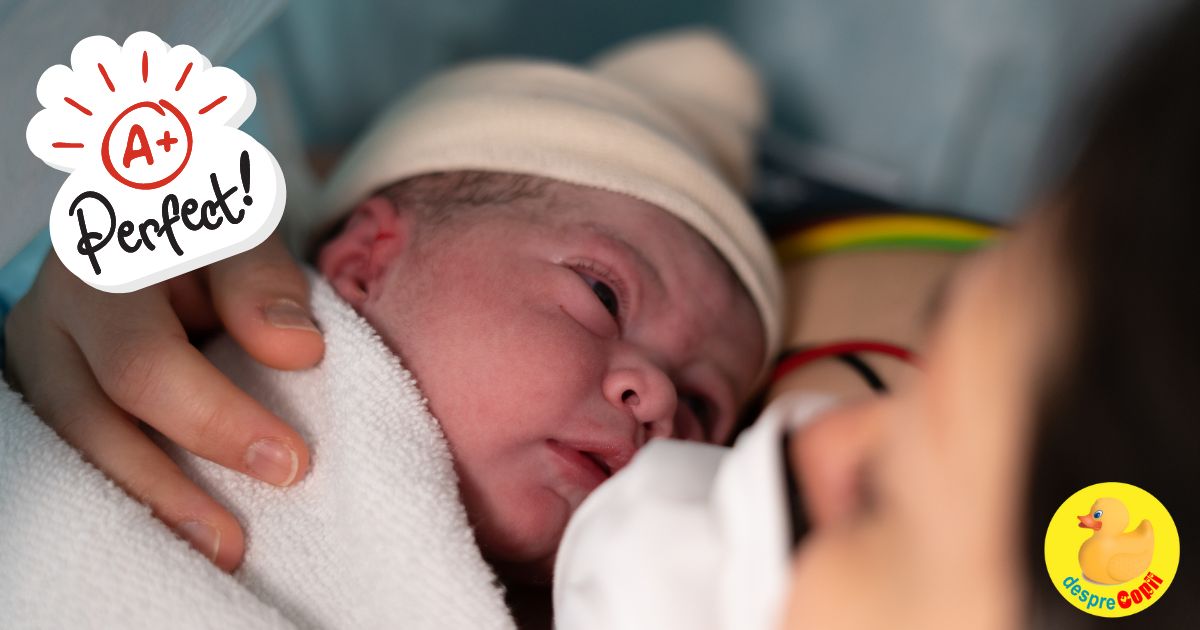 O nastere poate fi perfecta si intr-un spital de stat - cezariana la maternitatea Cuza Voda din Iasi