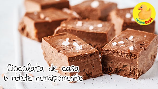 Ciocolata de casa: 6 retete cu ingrediente sigure care vor face placere copiilor si nu numai