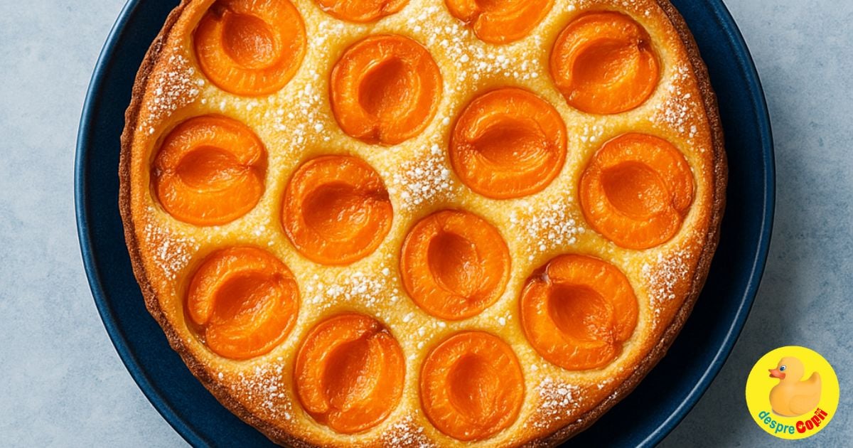Clafoutis cu caise – desertul ideal cand e sezonul caiselor