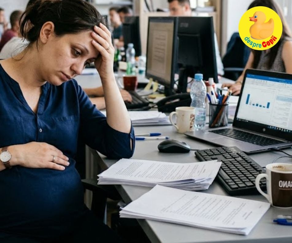 Concediul prenatal este la orizont. Sunt extrem de obosita in unele zile si am observat ca nu gasesc intelegere la locul de munca - jurnal de sarcina