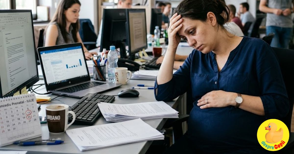 Concediul prenatal este la orizont. Sunt extrem de obosita in unele zile si am observat ca nu gasesc intelegere la locul de munca - jurnal de sarcina