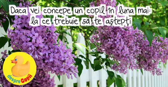 Daca vei concepe un copil in luna mai: la ce trebuie sa te astepti